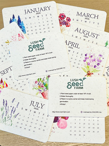 ✨Újdonságok 49% kedvezménnyel ma🌱Környezetbarát Love Seeds ültetési naptár 2026-ra