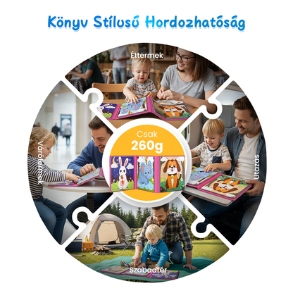 🎅 Korlátozott ideig 45% kedvezménnyel 🎁 Mágneses építőkönyv gyerekeknek 🧩👶💕