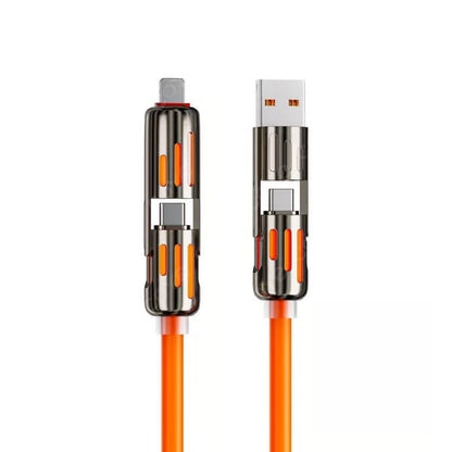🔥4 az 1-ben USB töltőkábel, gyors töltés⚡