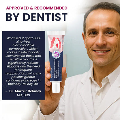 (🔥Vásároljon 1-et, kapjon 1-et ingyen🔥) AdhereDent hőre lágyuló fogsorragasztó, állandó fogsorrögzítés