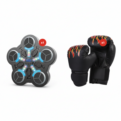 🥊🎶 Bluetooth zenélő boxedző gyerekeknek – Élvezd a szórakozást és az edzést otthon 🔥✨