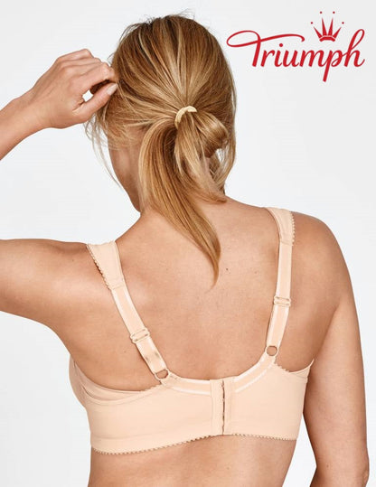 Triumph® 4 részes szett 🥰 A kényelmes melltartó tiszta pamutból készült, és nagyobb mellmérettel rendelkező nők számára alkalmas.