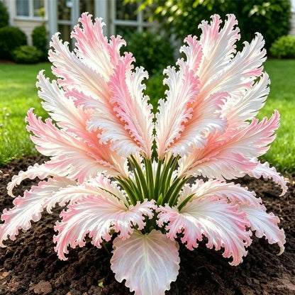 🌱Ritka hattyútollú hosta hagymák -🦢 Kecses lombozat, amely hattyúszárnyakként bontakozik ki
