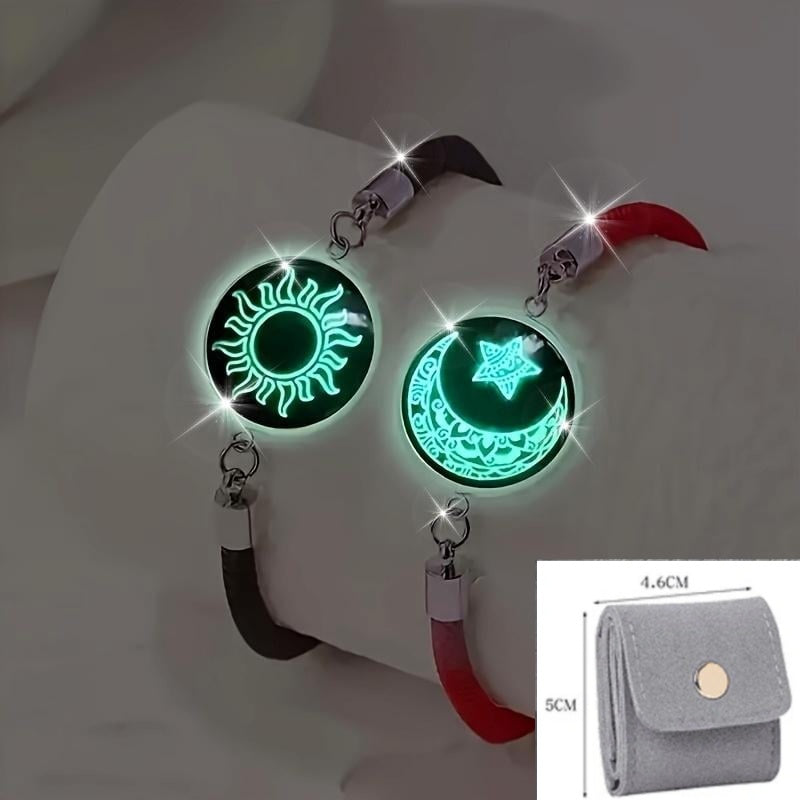 Nap és Hold – Egy Lélek. 💞 Karkötők pároknak, akik a távolság ellenére is összekapcsolódnak.