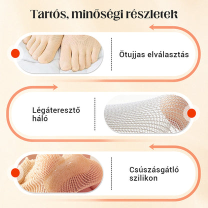 🔥Forró akció🔥Uniszex láthatatlan korrekciós ötujjú zokni