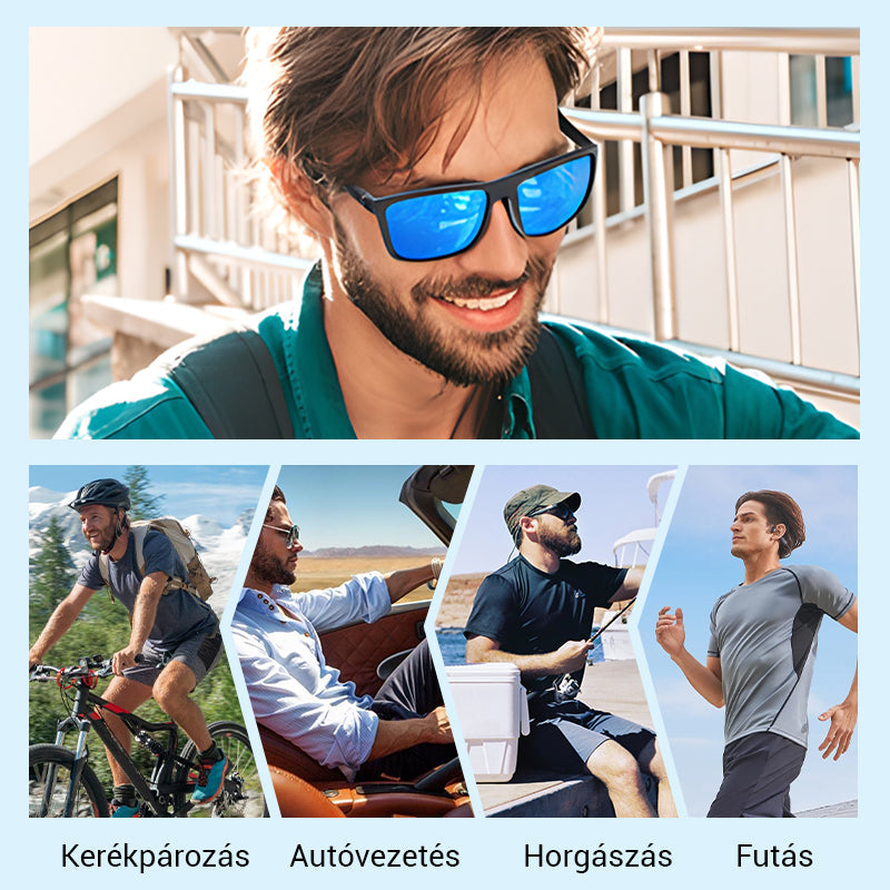 👓 Férfi Divatos Könnyű Napszemüveg