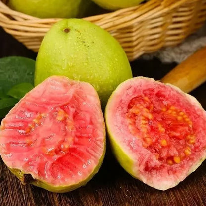 🔥Organikus rózsaszín guava magok | 🌿Gyors csírázásra előkészítve (99%-os csírázás)