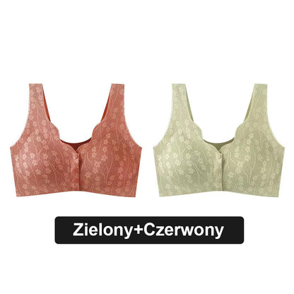 🩱 Szexi, légáteresztő és kényelmes csipke, plus méretű melltartó gombokkal