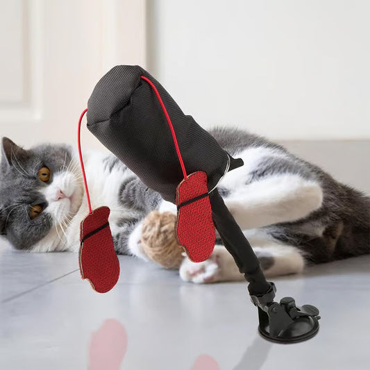 Interaktív, vonat alakú macskajáték