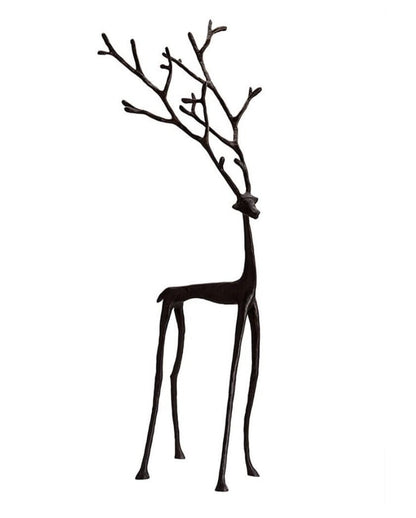 🎅Karácsonyi bestseller 🦌 Fekete rénszarvas figura, karácsonyi dekoráció