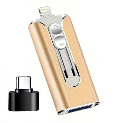 32~256GB Micro USB + 8 tűs + USB 3.0 4 az 1-ben mobiltelefon/számítógép U-lemez