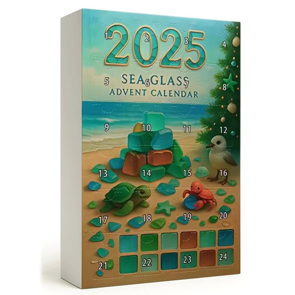 🌊✨Akril adventi naptár karácsonyfa hatással 🎄❄️
