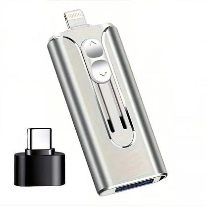 32~256GB Micro USB + 8 tűs + USB 3.0 4 az 1-ben mobiltelefon/számítógép U-lemez