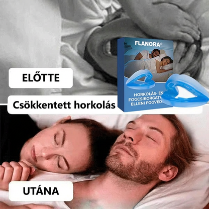 😴Az alvás megmentője🔥1+1 ingyen😪Flanora® Plus Horkolásgátló Szájbetét – CPAP/MAD Alternatíva – 180 Napos Garancia!