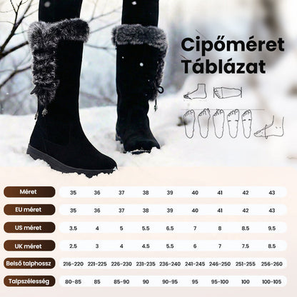 🌸Időkorlátozott ajánlat🎄 Női meleg, csúszásmentes, tartós csizma❄️