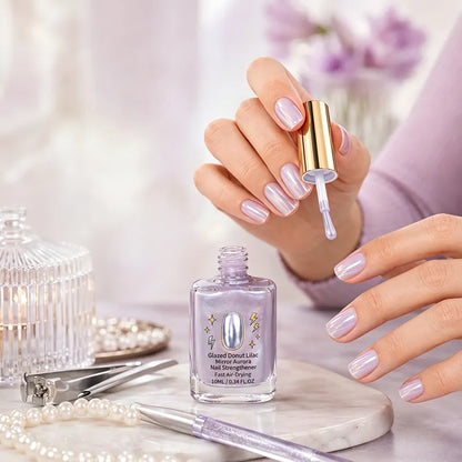 📢📢Vásárolj 2-t, kapsz 1-et ingyen!! ⏰Lilac Glossy Mirror körömápoló balzsam
