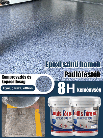 【Egyszeri formázás】 Epoxigyanta színes homokpadló festék frissítése