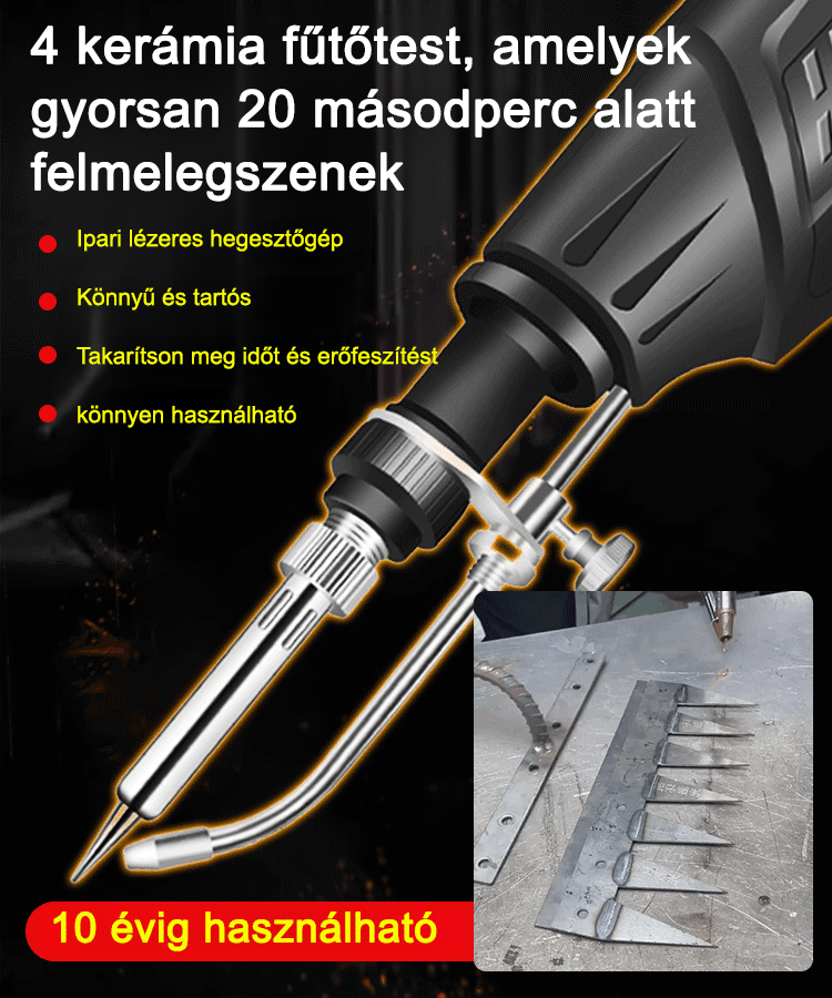 Ipari lézerhegesztő szerszámok belső fűtéssel