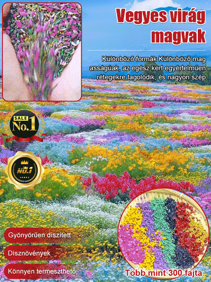 【Négyszezonos virágzás】Virágmező magkeverék