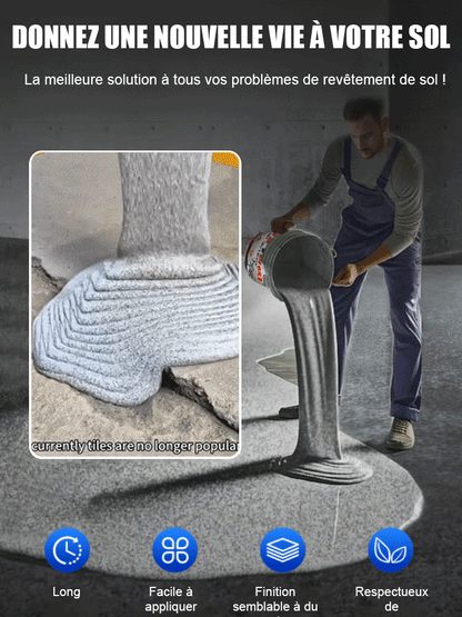 Márvány utánzatú, epoxi színű homokszínű padlófesték