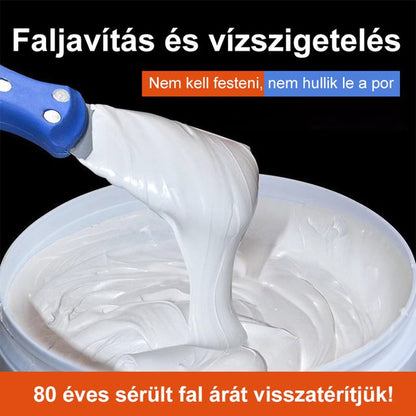 Régi fal új fal lesz: vízálló festékmentes faljavító krém