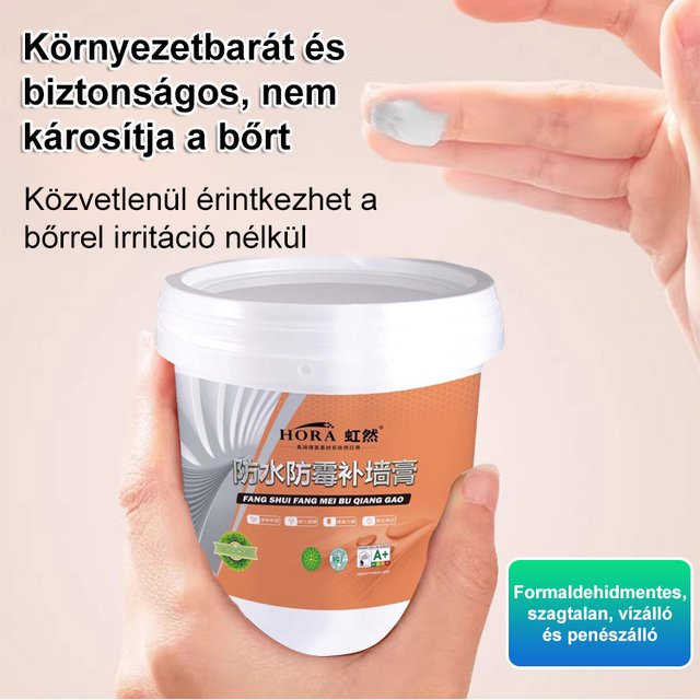 Régi fal új fal lesz: vízálló festékmentes faljavító krém