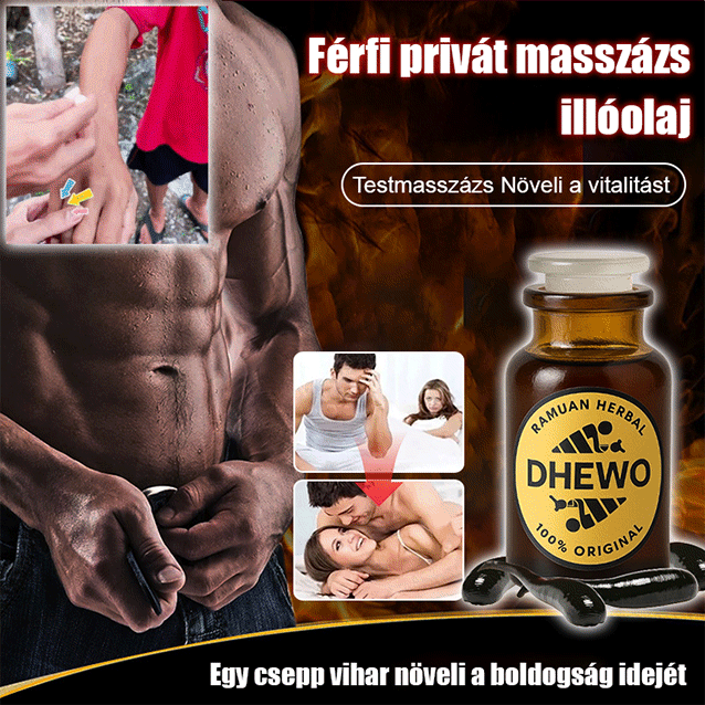 【Egy csepp hirtelen növekedés】Férfi intim masszázs esszenciaolaj