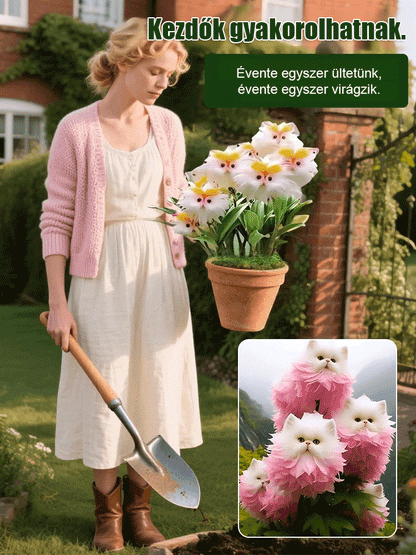 Titokzatos és aranyos macska szemű orchidea