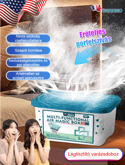 [Egy doboz teljes ház nedvesség- és poreltávolító, szagtalanító levegővarázsdoboz]