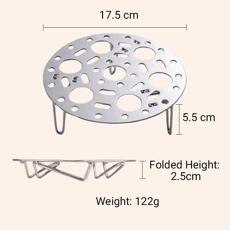 🔥50% kedvezményes akció 😍 ezüst rozsdamentes acél gőzölő állvány állvánnyal