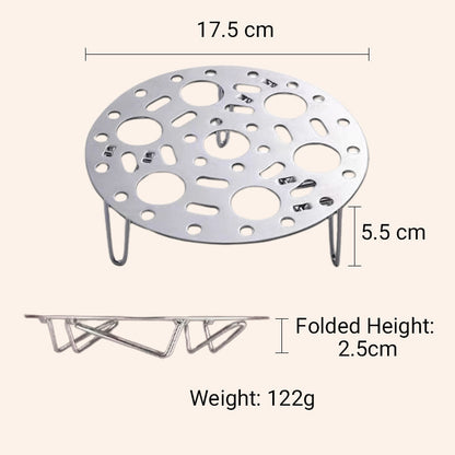 🔥50% kedvezményes akció 😍 ezüst rozsdamentes acél gőzölő állvány állvánnyal