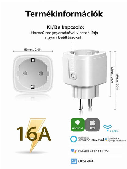 Okos WiFi távirányítós aljzat
