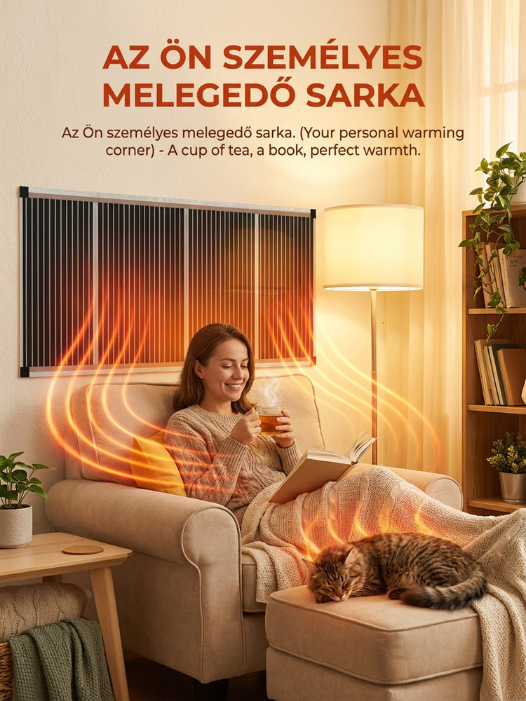 【5 másodperces gyorsfűtés】Német csúcstechnológiás grafén falmelegítő