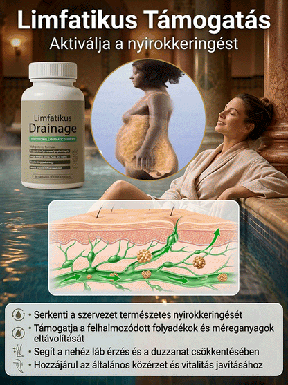 nyirokrendszer egészséges méregtelenítő kapszula