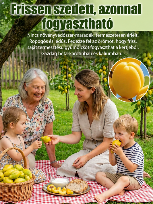 [Ropogós, édes és lédús] Hidegtűrő, törpe, könnyen gondozható "Pepper Apricot" csemete