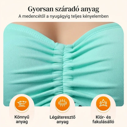 💃【S-5XL】【✨Vegyél 1-et, kapsz 1-et ingyen】🏖️ Nyomtatott fürdőruha felső és rövidnadrág szett 🌊👙Különálló Fürdőruha
