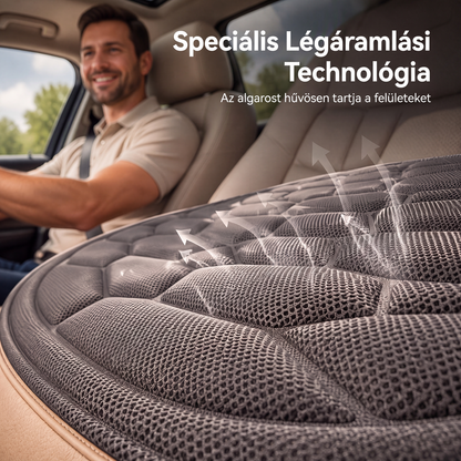 ✨🚗 Légáteresztő autóüléshuzat – vastag, csúszásgátló üléshuzat személyautókhoz, SUV-okhoz és kisteherautókhoz