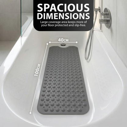 🛡️ Csúszásmentes Fürdőkád Szőnyeg Szívókorongokkal (100*40CM) 🛁🧼