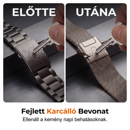⌚Rozsdamentes acél hálós óraszíj – Apple Watch-hoz