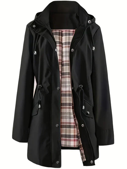 🧥50% kedvezmény🌧️💧 Egyszerű, vízálló és szélálló kabát, szélálló kabát kapucnival🍃