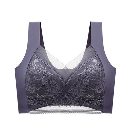 👙 Szuper kényelmes és puha női csipkés melltartó acélgyűrű nélkül【✨1 + 1 ingyenes】