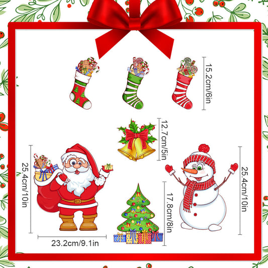 🎁🎅 Karácsonyi témájú mágneses matrica🎄