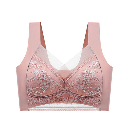 👙 Szuper kényelmes és puha női csipkés melltartó acélgyűrű nélkül【✨1 + 1 ingyenes】