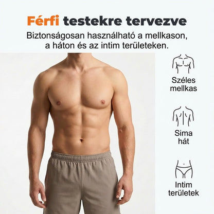 Kíméletes szőrtelenítő krém férfiaknak – irritációmentes