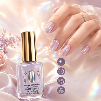 📢📢Vásárolj 2-t, kapsz 1-et ingyen!! ⏰Lilac Glossy Mirror körömápoló balzsam