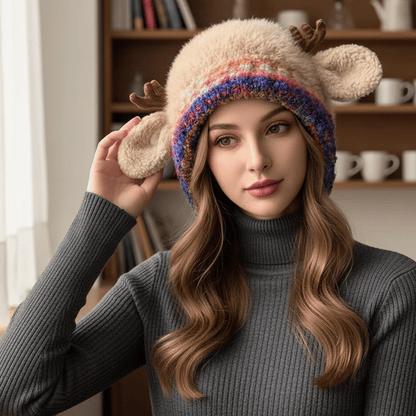 Ünnepi karácsonyi agancskalap