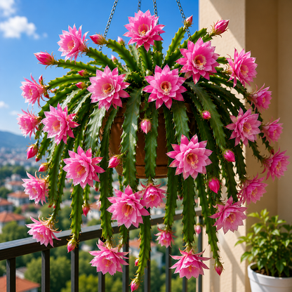 💫 Ritka Epiphyllum orchideakaktusz 🌸 A ritka virág, amelyet mindenki megcsodál