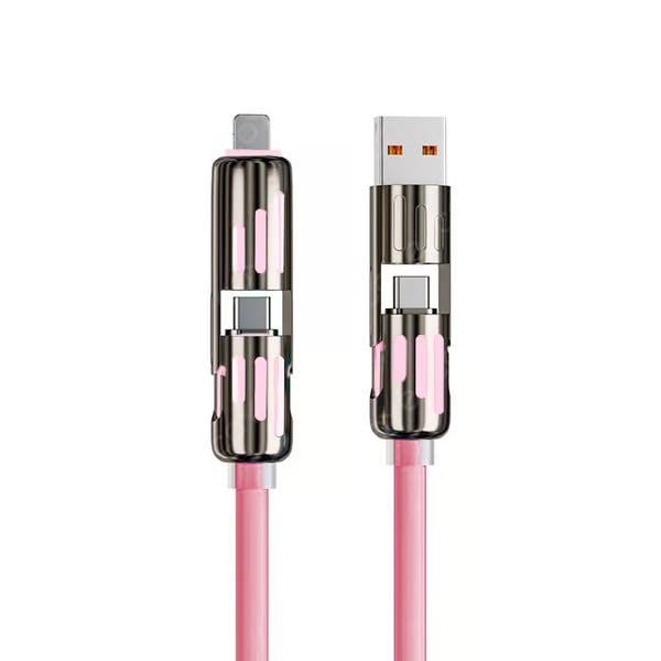 🔥4 az 1-ben USB töltőkábel, gyors töltés⚡