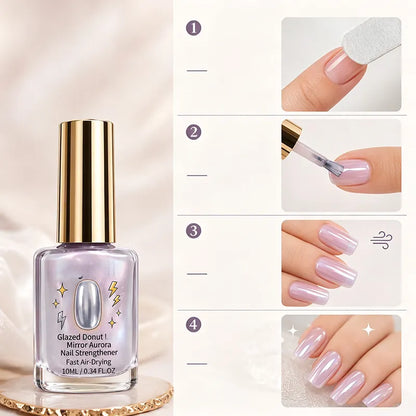 📢📢Vásárolj 2-t, kapsz 1-et ingyen!! ⏰Lilac Glossy Mirror körömápoló balzsam