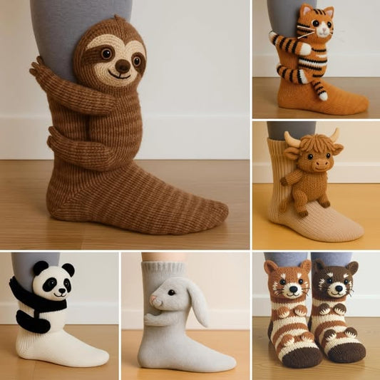 🔥Akció! Legnépszerűbb állatmintás zoknik🧦